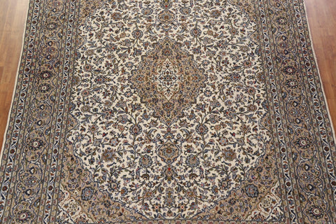 Handmade Wool Kashan Persian Area Rug 10x13