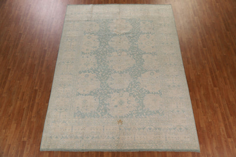 Vegetable Dye Muted Oushak Turkish Area Rug 9x12