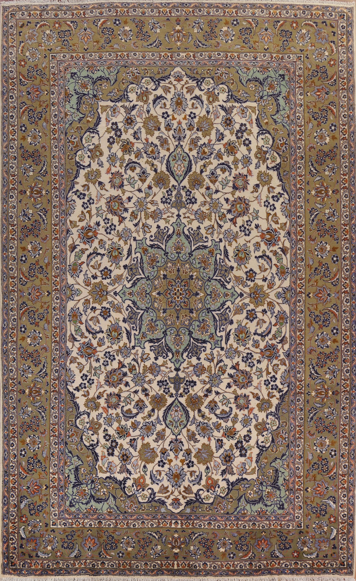 Traditional Kashan Persian Area Rug 9x13