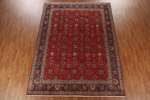 All-Over Floral Tabriz Persian Area Rug 10x13