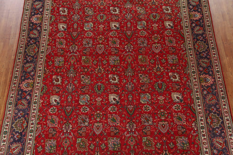 All-Over Floral Tabriz Persian Area Rug 10x13