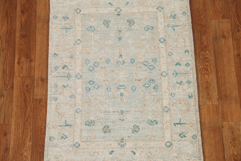 Handmade Oushak Turkish Wool Rug 2x3