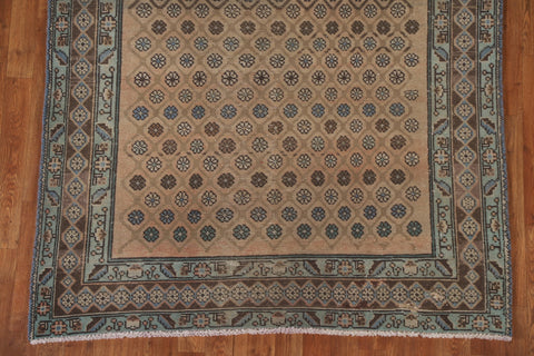 Vintage Wool Tabriz Persian Runner Rug 5x13