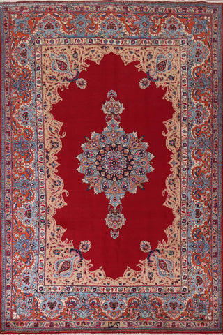 Red Wool Kashmar Persian Area Rug 8x11