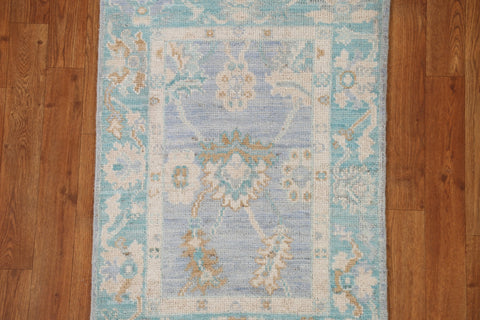 Handmade Oushak Turkish Wool Rug 2x3