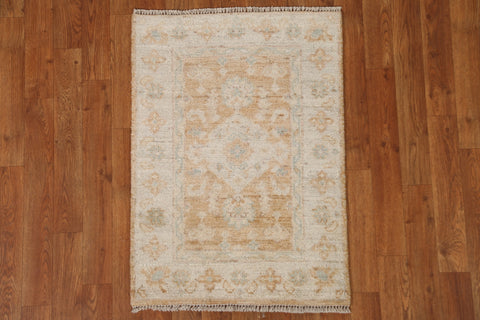 Geometric Oushak Turkish Rug 2x3