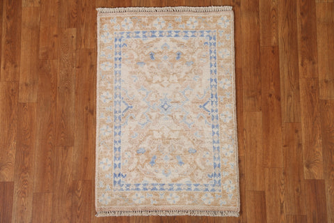 Vegetable Dye Oushak Oriental Rug 2x3