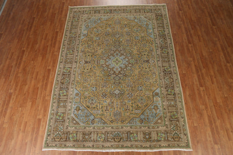 Over-Dyed Tabriz Persian Area Rug 8x11