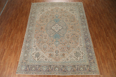 Vintage Kashan Persian Area Rug 9x13