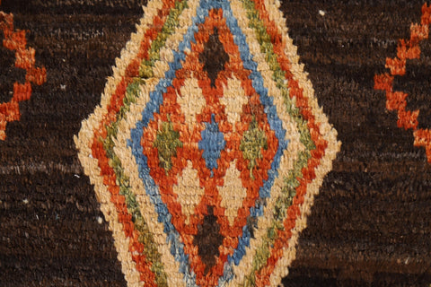 Wool Moroccan Runner Rug 3x9