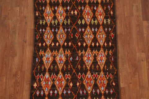 Geometric Moroccan Runner Rug 3x9