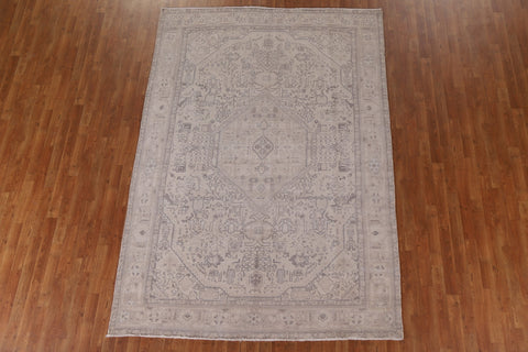 Vintage Tabriz Persian Area Rug 6x9