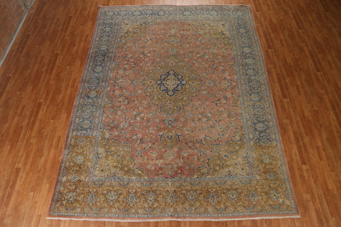 Traditional Mashad Persian Area Rug 9x12