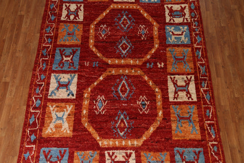 Tribal Moroccan Handmade Area Rug 7x10