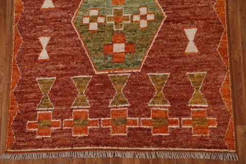 Tribal Moroccan Oriental Area Rug 5x7