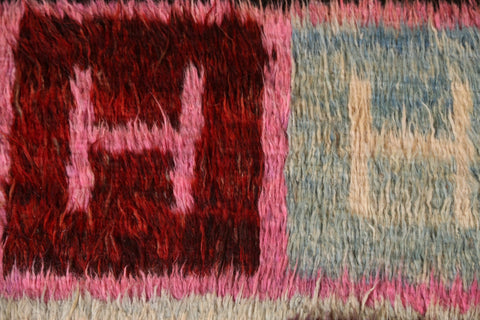 Geometric Berber Moroccan Wool Area Rug 5x7