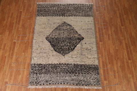 Berber Moroccan Tribal Area Rug 6x8