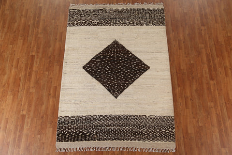 Tribal Geometric Moroccan Area Rug 6x8