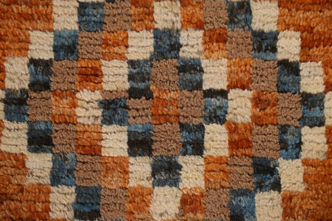 Orange Moroccan Runner Rug 3x10