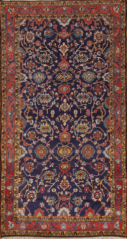 Navy Blue Malayer Persian Area Rug 5x10