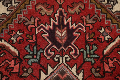 Geometric Heriz Persian Area Rug 5x7