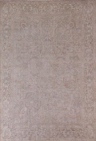 Distressed Tabriz Persian Area Rug 8x11