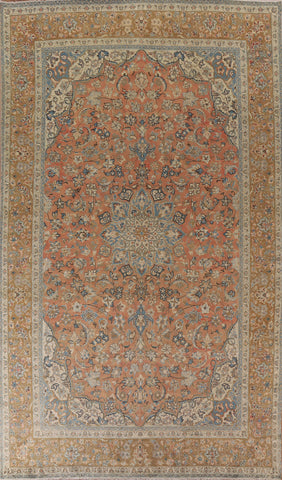 Vintage Floral Najafabad Persian Area Rug 9x13