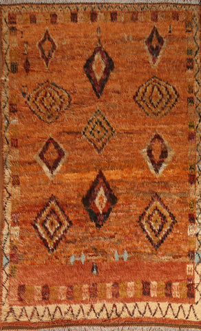 Tribal Moroccan Berber Area Rug 6x10