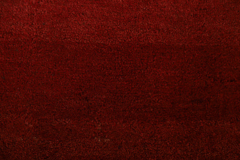 Red Wool Gabbeh Persian Area Rug 5x6