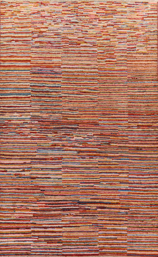 Striped Moroccan Oriental Large Rug 10x14