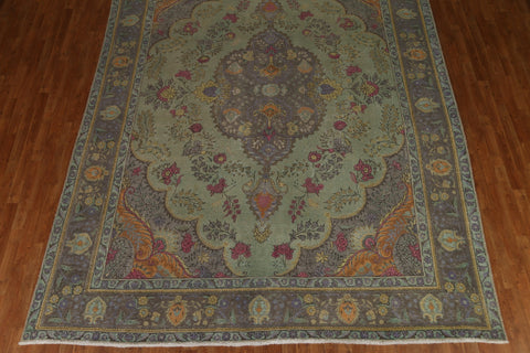 Over-Dyed Tabriz Persian Area Rug 10x13