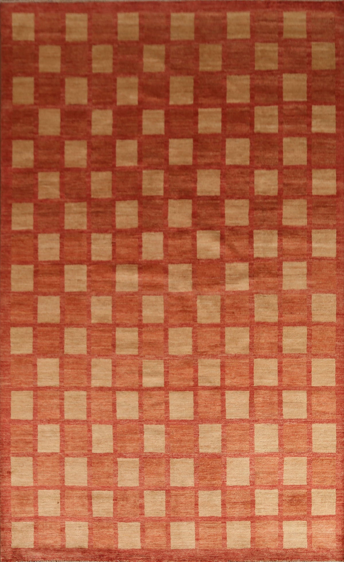 Checkered Gabbeh Kashkoli Modern Area Rug 7x10
