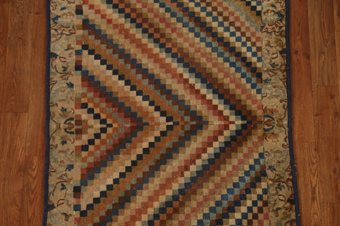 Checkered Gabbeh Persian Area Rug 3x6