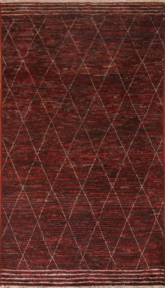 Trellis Moroccan Wool Area Rug 5x8