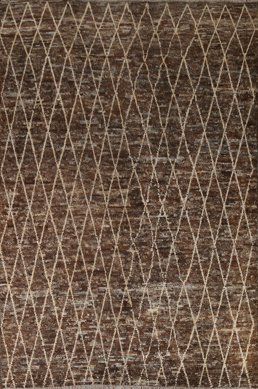 Trellis Moroccan Wool Area Rug 8x10