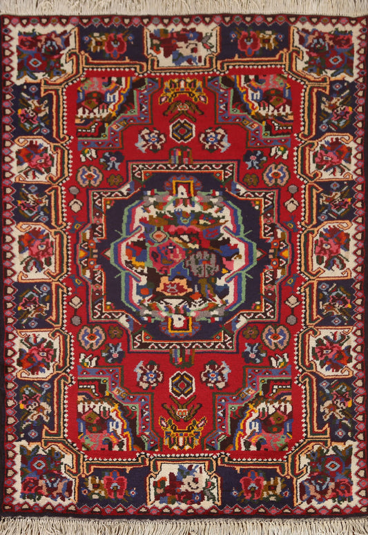 Victorian Style Bakhtiari Persian Area Rug 4x5