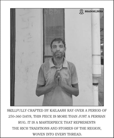 CrimsonSilk Hand Knotted Persian Rug