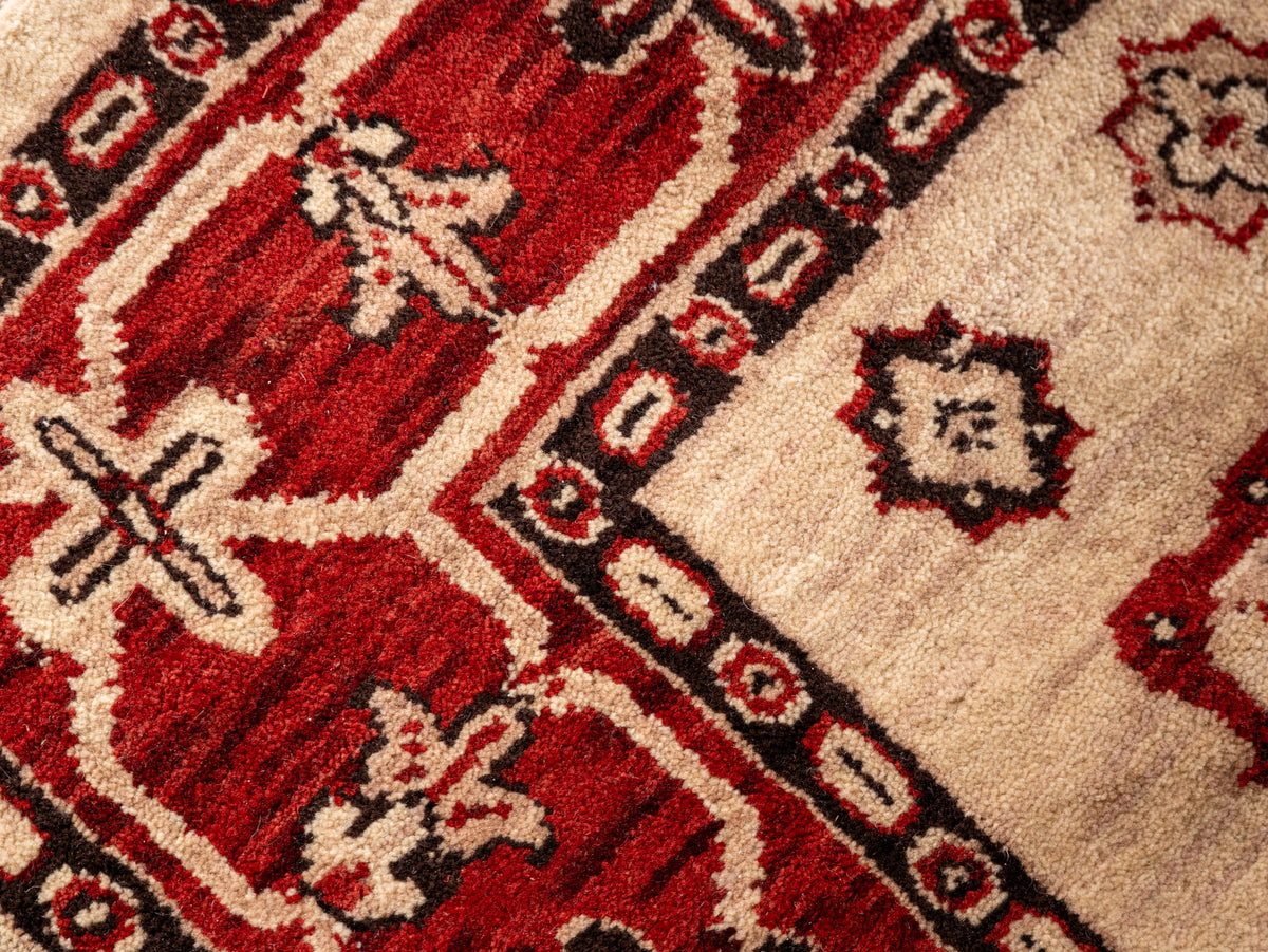 Serapi Hand Knotted Afghan Rug
