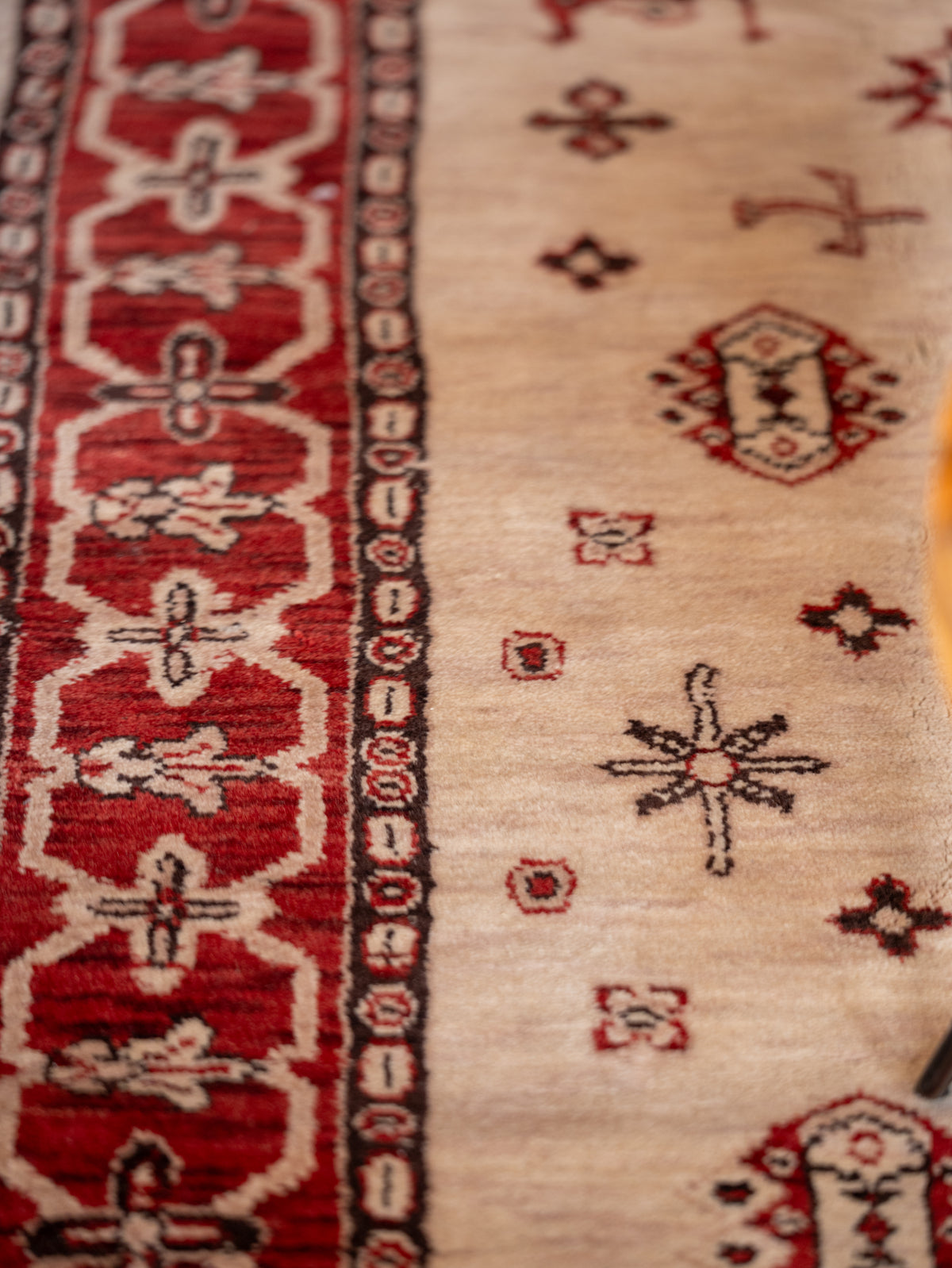 Serapi Hand Knotted Afghan Rug