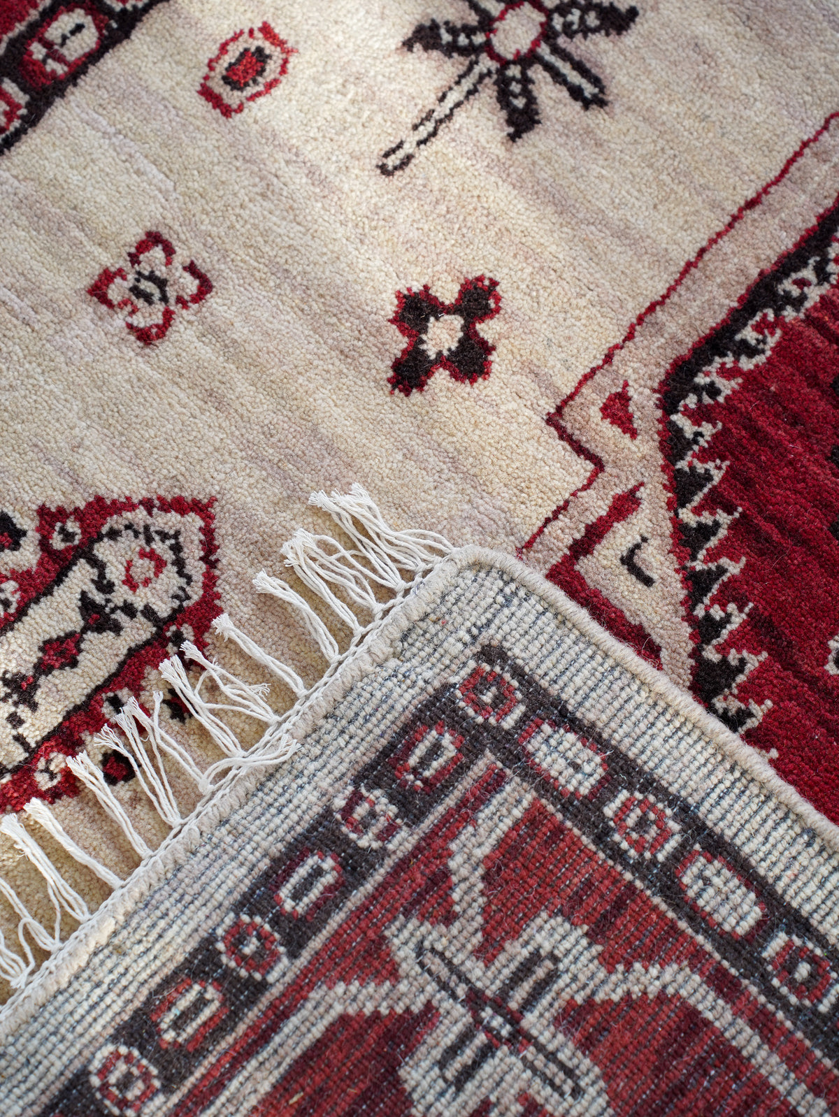 Serapi Hand Knotted Afghan Rug