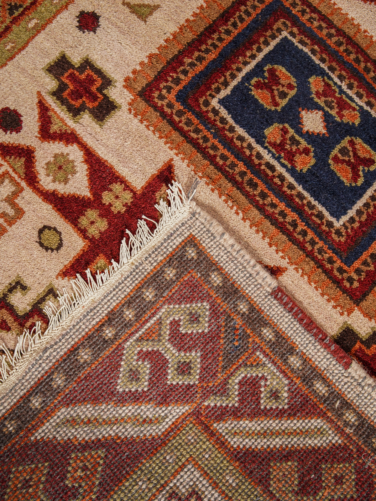 Ziegler Hand Knotted Afghan Rug