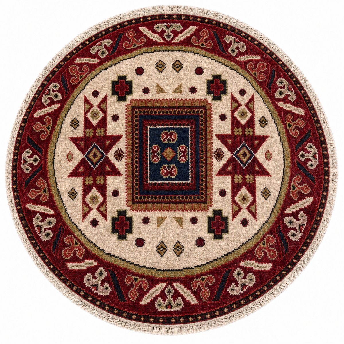 Ziegler Hand Knotted Afghan Rug