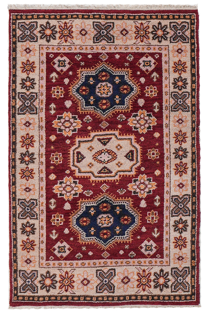 Ghashghai Hand Knotted Afghan Rug — rug only