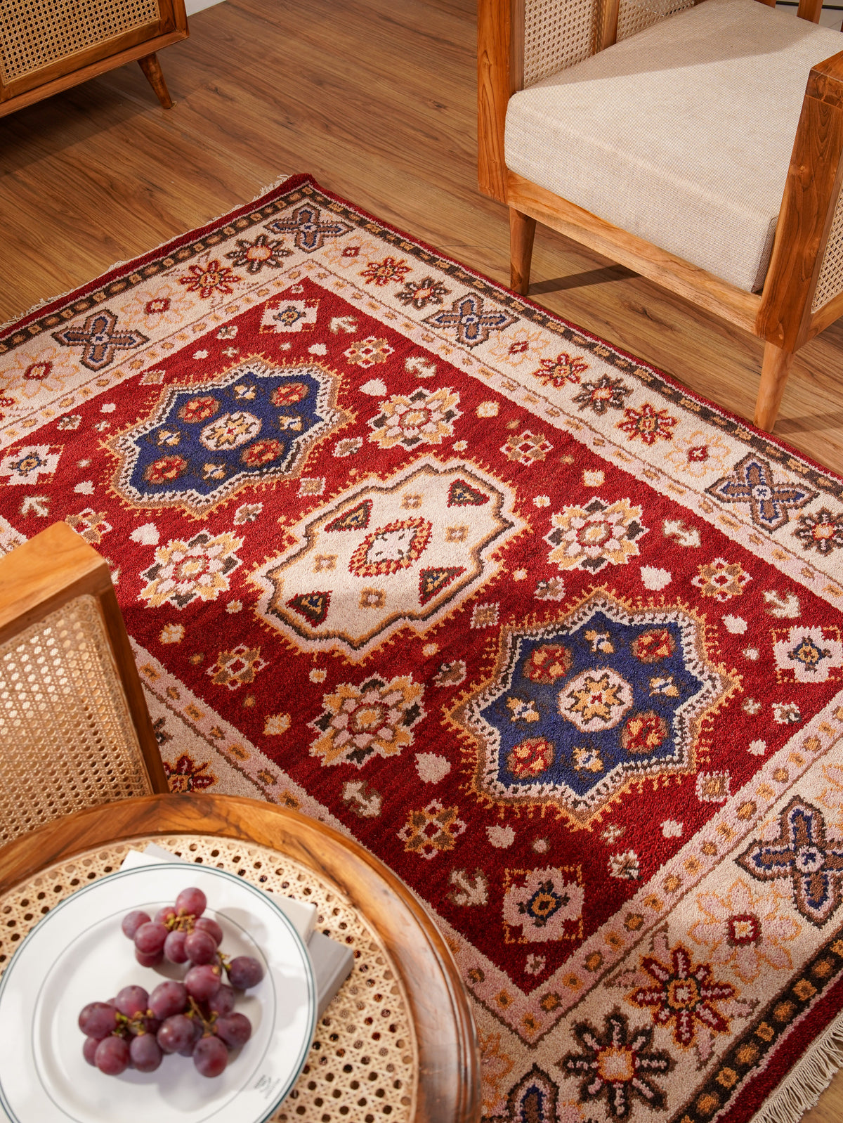 Ghashghai Hand Knotted Afghan Rug