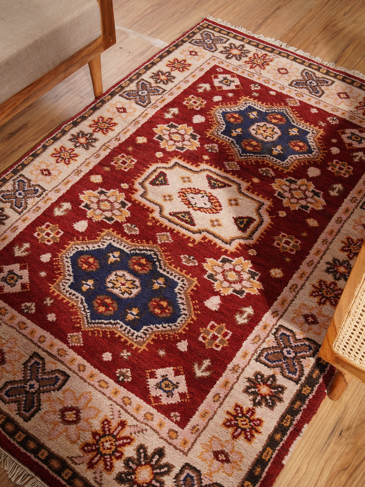 Ghashghai Hand Knotted Afghan Rug