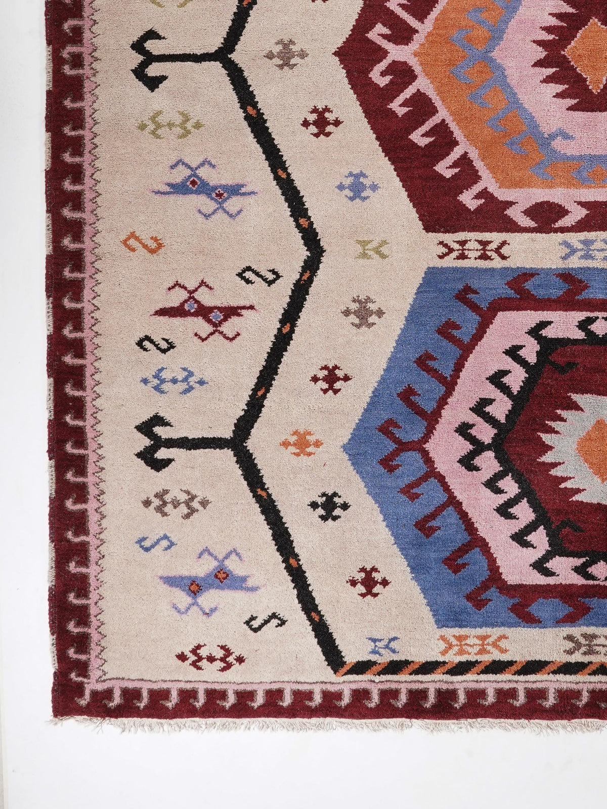 Bijar Hand Knotted Afghan Rug