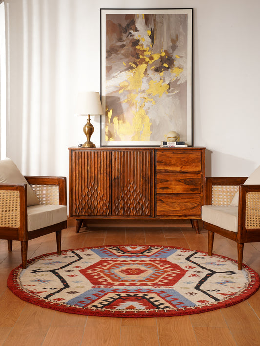 Bijar Hand Knotted Afghan Rug