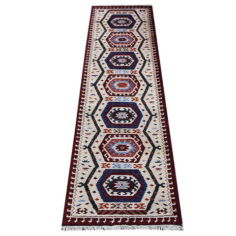 Bijar Hand Knotted Afghan Rug