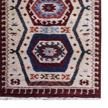 Bijar Hand Knotted Afghan Rug
