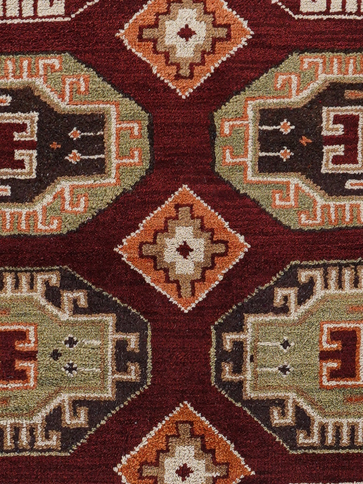 Moud Hand Knotted Afghan Rug